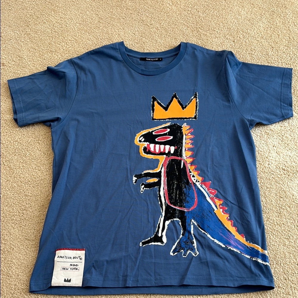 Men's Blue Basquiat Tee